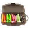 33-piece Set Lead Hook And Soft Bait Set - 4 Colors T-tail Soft Bait Perfect For Catching Bass, Perch, Bream, And Carp