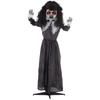 Horror doll, Halloween decoration, creepy voice & music, red eyes, movable, 160 cm