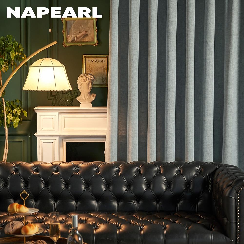 1PC NAPEARL Einfarbig Nachahmung Leinen Fenster Tüll Wohnzimmer Vorhang Sheer Vorhang Küche Tür Schlafzimmer Vorhang