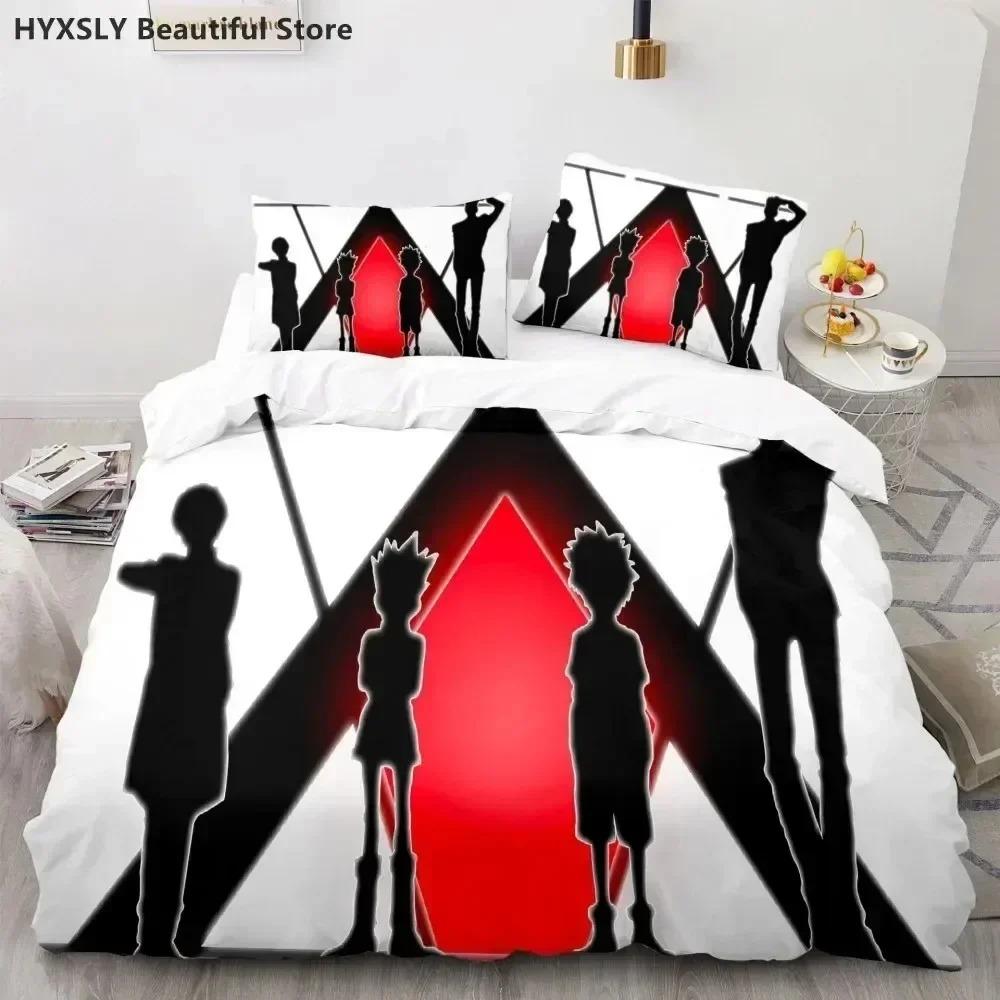 Hunter X Hunter 3D Print Duvet Cover Set Bedding Set Japanese Anime Twin Queen King Quilt Cover Pillowcases Home Decor