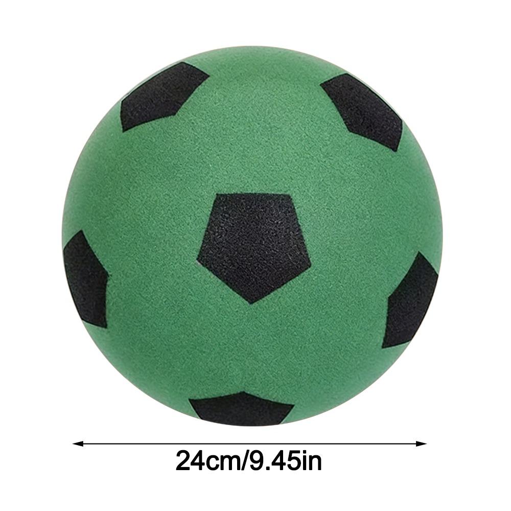 High-Elastic Silent Football Easy To Grip Lightweight Low Noise Foam Soccer Ball 18/21/24CM Low Noise Indoor Training Ball