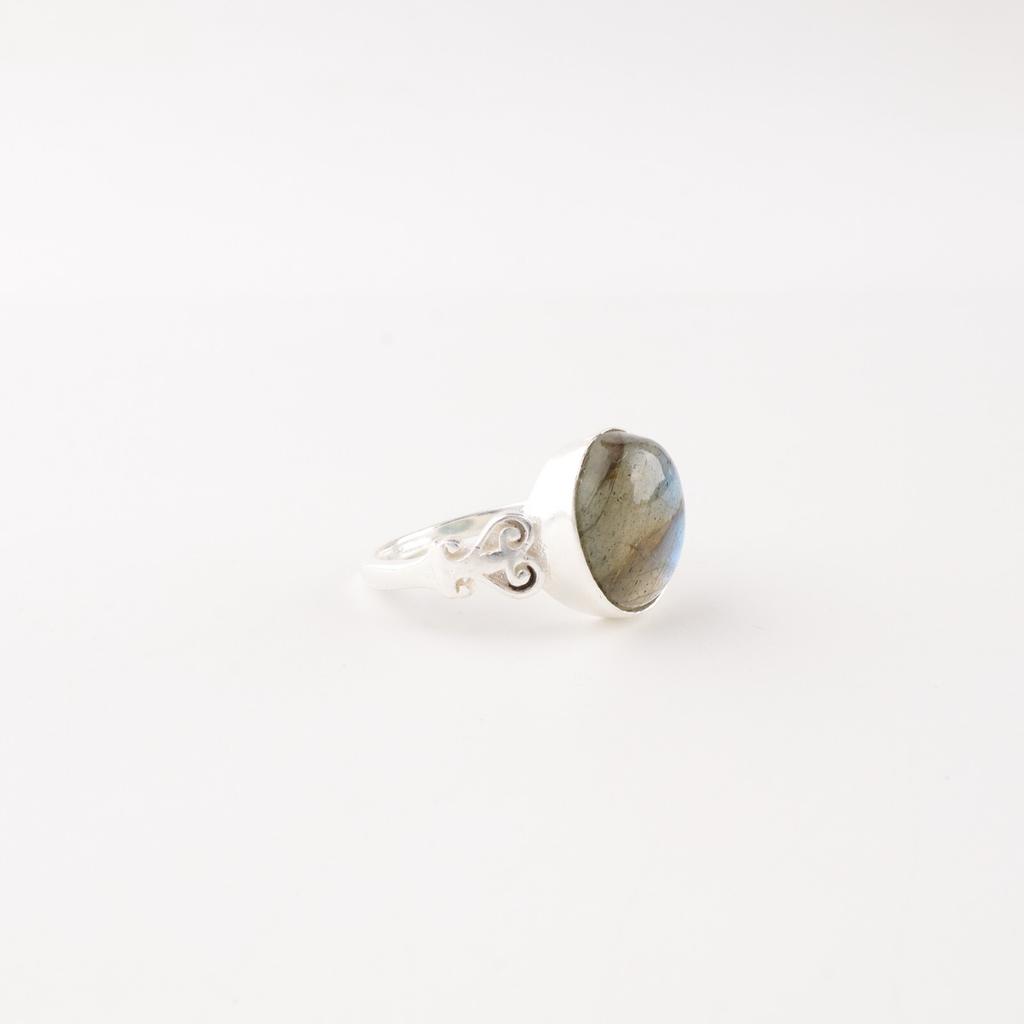 Natural Labradorite Gemstone 925 Sterling Silver Jewelry Handmade Ring For Gift RR-66-31