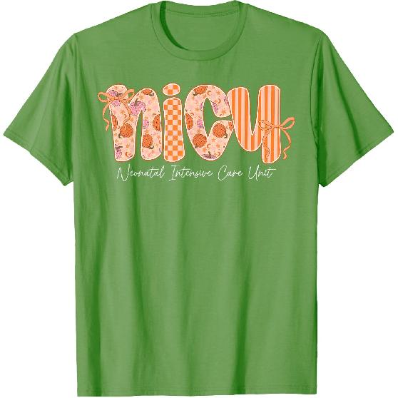Nicu Nurse Cutest Pumpkin Fall Thanksgiving Nursing T-Shirt