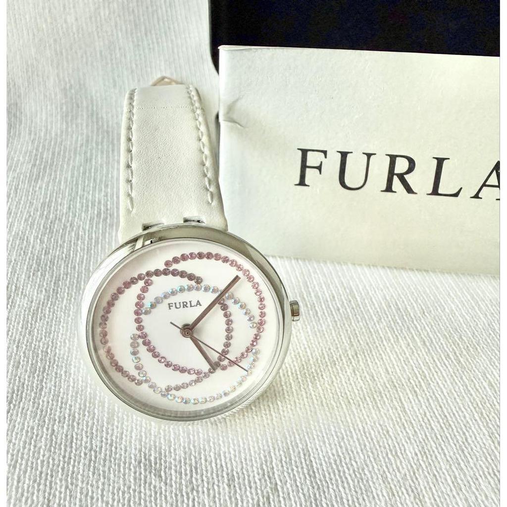 Used [Rare] FURLA wristwatch purchased in Rome with case/instruction manual Furla