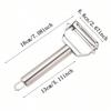 4in1 Peeler Multifunction Grater Julienne Peeler Vegetable Fruit Peeler Stainless Steel Shredder Kitchen Tool