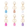 1 Pcs Practical Silicone Keychain Cap Accessories Portable Durable Holder Keyring Compatible For Lipgloss Storage And Balm Cap