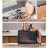 Knife Holder Multi-function Utensil Stand Knife Block Drainer Storage Box Spoon Fork Kitchen Organizer Rack for Cutlery Utensil