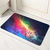 Milky Way Starry Sky Pattern Door Front Mat Decoration Home Bathroom Floor Mat
