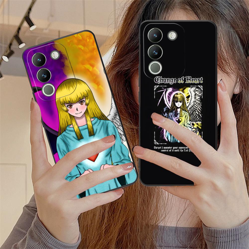 Yugioh Change of Heart Phone Case for VIVO Y77 76 75 74 73 72 58 56 55 51 50 38 36 Y19 Y18 Y03 Y01 5G Colorful Printing Cover