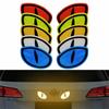 Car Reflector Sticker Night Driving Safety Decal for Auto Truck Motorcycle Trailer Cat Eye Reflective Safety