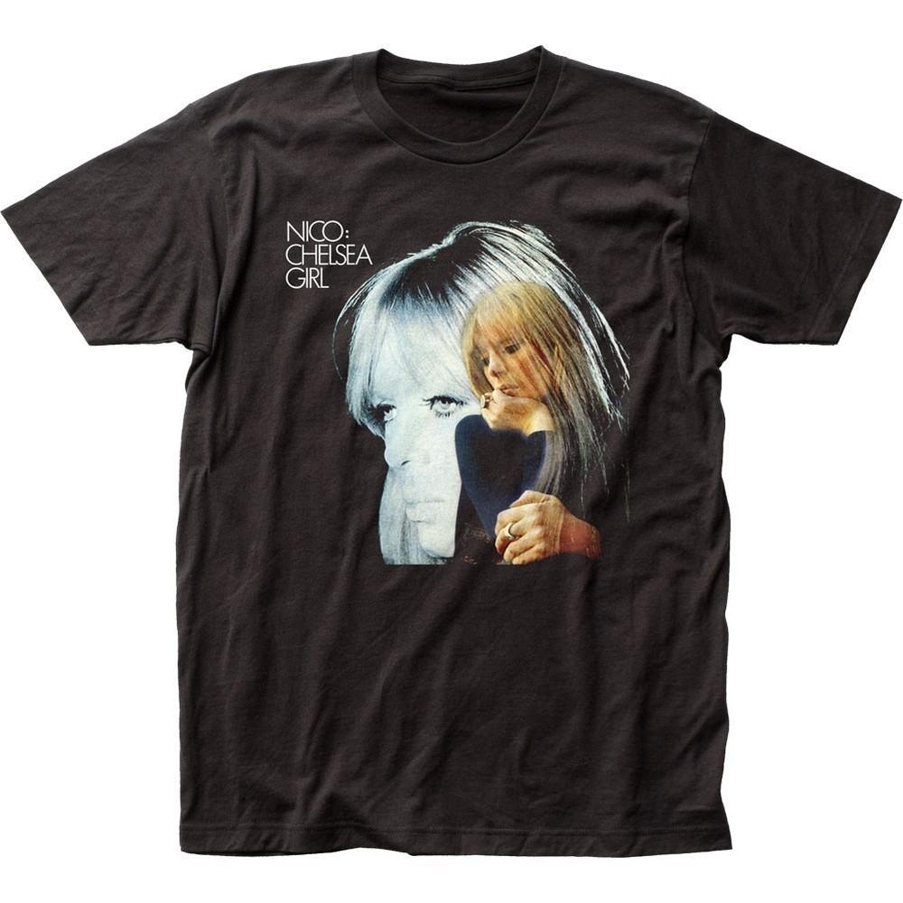 Nico Chelsea Girl Mens T Shirt Music Classic Concert Rock Band Tee New Black Unisex T-Shirt XXXXL