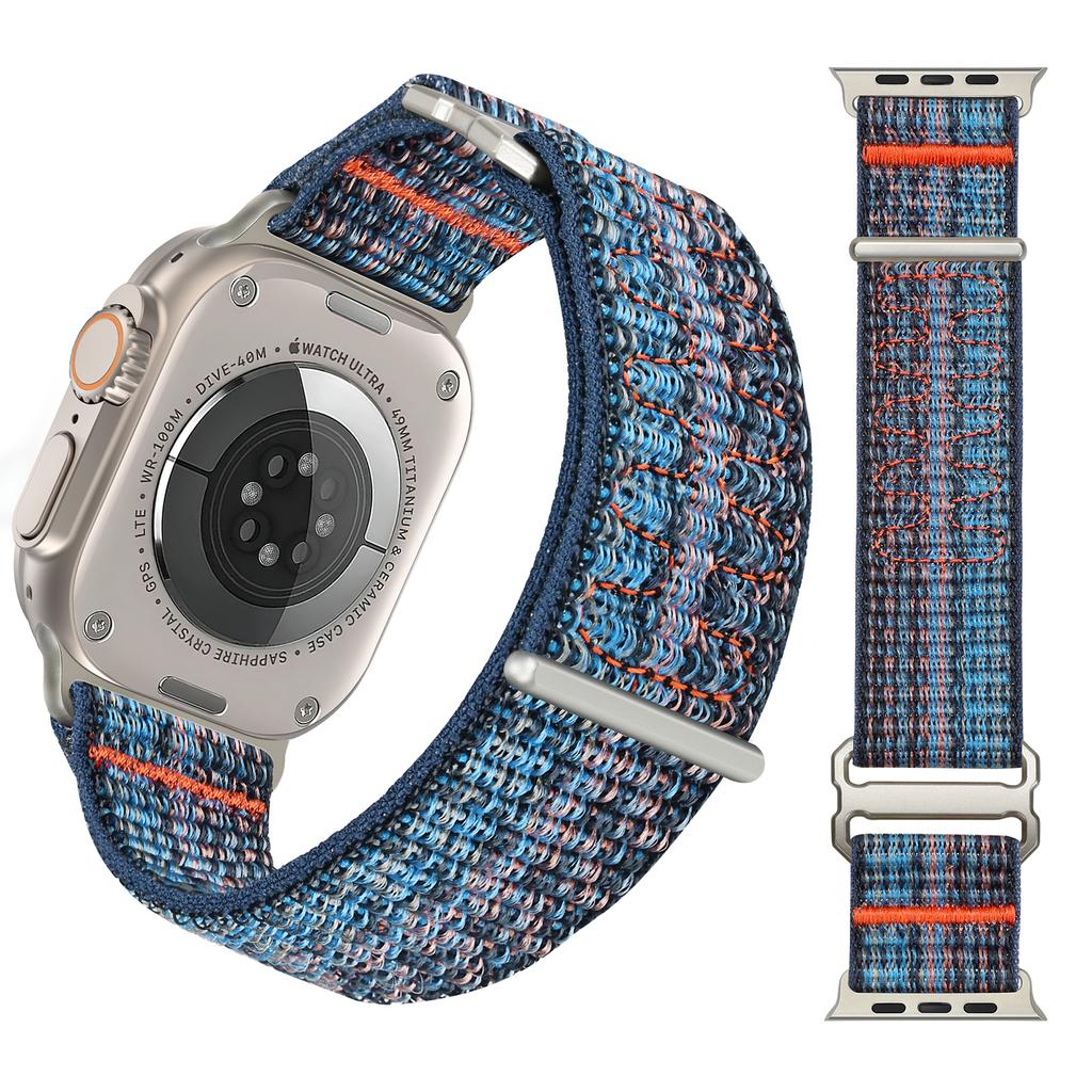 Straps For Apple Watch Ultra 2 Band 49mm 46mm 42mm 44mm 40mm 45mm 41mm 38mm Sport Nylon Bracelet IWatch Series 10 9 8 7 6 5 3 SE