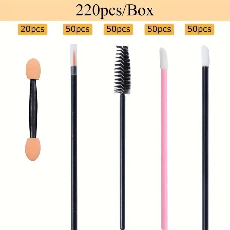 

New Makeup Tool Set Air Cushion, Loose Powder, Setting Powder Puff, Mascara Brush, Lip Brush, Eyeliner Brush Set for Women&Girls