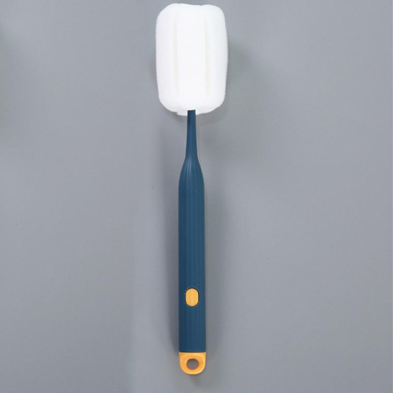 Cleaner Tools Sponge Cleaning Kitchen Home Living Removable Head Cleaning Brush Cup Mug Water Bottle Brush Sponge Brush Long Handle  Jewelry