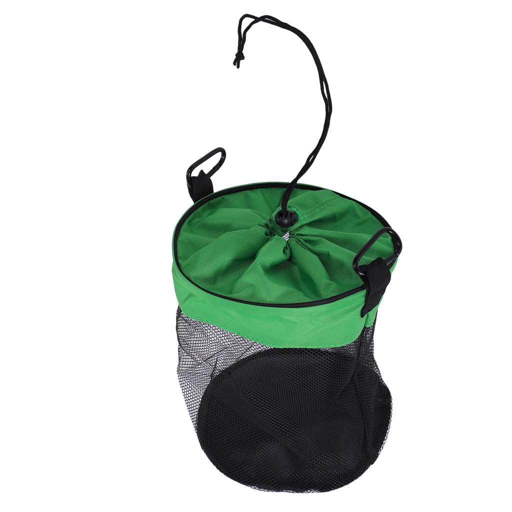 Mesh Clothespin Bag Holder Breathable Hanging Laundry Pin Storage Bag with Drawstring Closure Buckle Oxford Fabric