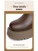 Women's Retro Western Knee-High Boots - Autumn 2025 Style, Thick-Soled, Slimming, High-Top Knight Boots