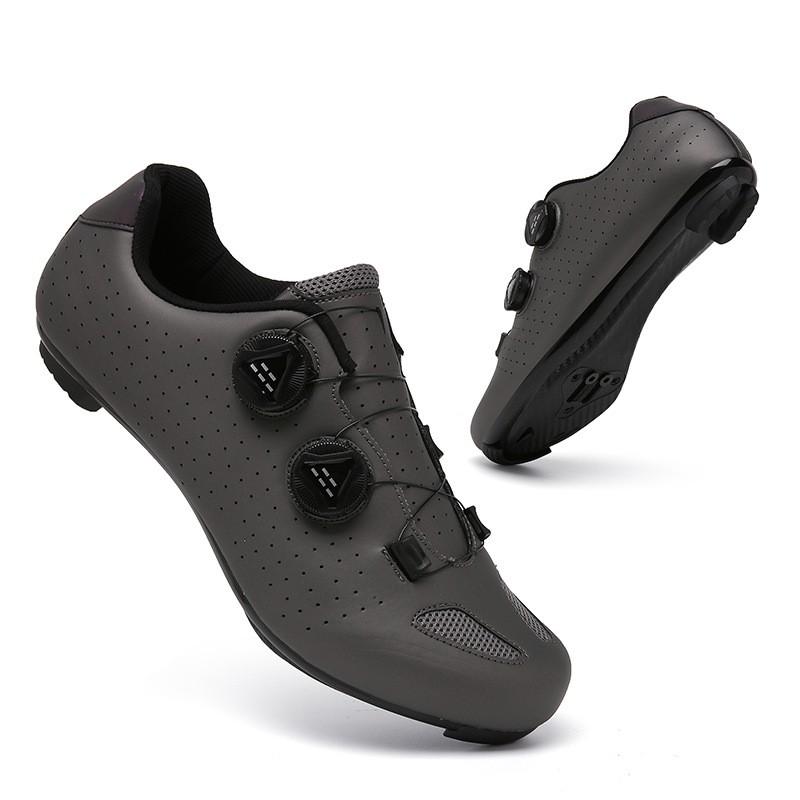 Unisex Cycling Shoes Road MTB Indoor Trainer Stiff Sole Non-Clipless Clipless Options Breathable Lightweight Ride Footwear
