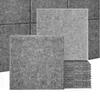 18pcs Acoustic Panels 11.81x11.81x0.31in   Self Adhesive Sound Proof Wall Panels High Density for   Recording Room Studio