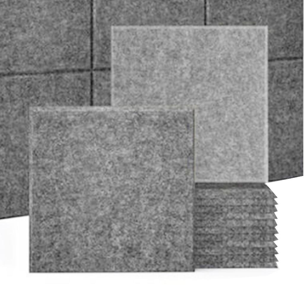 18pcs Acoustic Panels 11.81x11.81x0.31in Self Adhesive Sound Proof Wall Panels High Density for Recording Room Studio