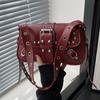 American Style Rivet Shoulder Bag Punk Style Underarm Bag Fashion Y2K Armpit Bag  Party