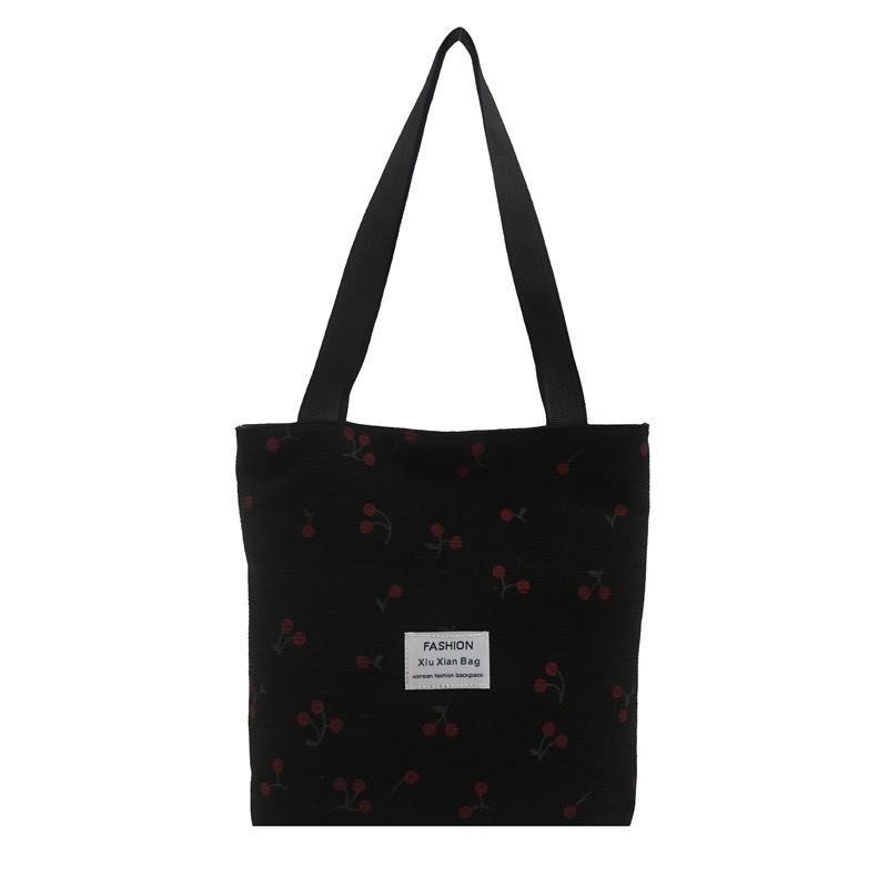 High-appeartion-level Cherry Tote Bag, Fashionable and Trendy, Large-capacity Single-shoulder Bag, Casual Bag