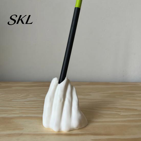 Desk Pen Organizer Funny Hand Gesture Holder for Desk, 3D Printed Stand Novelty Pencil Stand, Desktop Office Accessories Personalized Decor