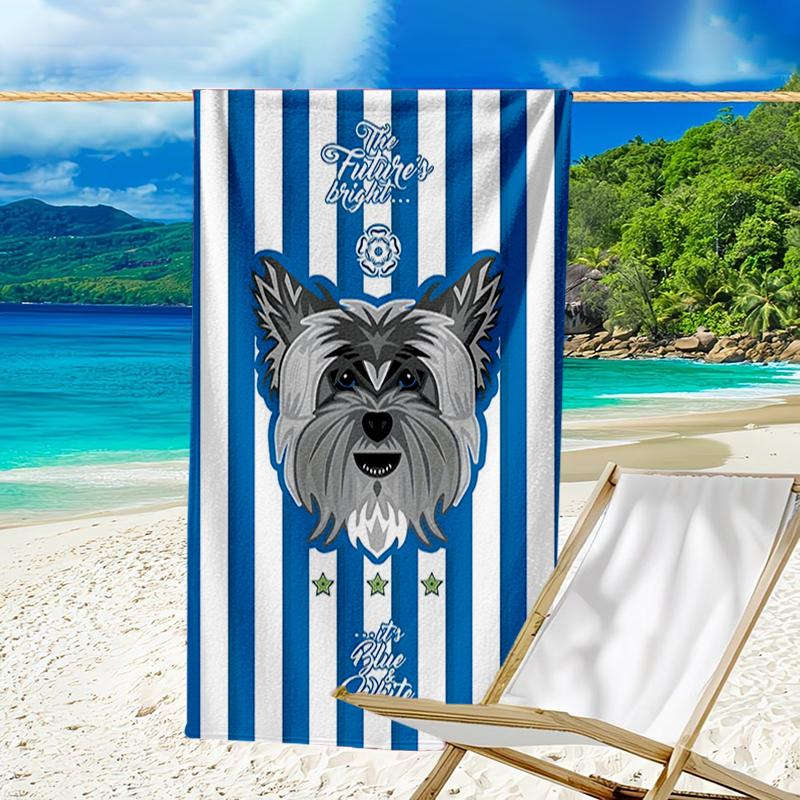 Hudders-field Football Spirit Beach Towel - Soft, Absorbent Microfiber, Lightweight, Ideal for The Beach, Parties, Travel, Camping fan gifts
