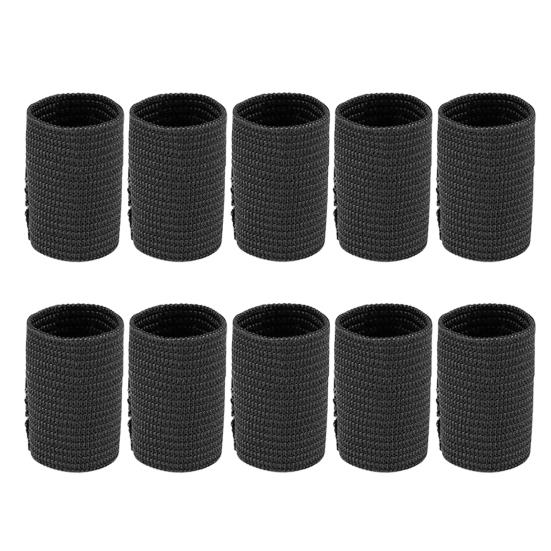 10 stk Sportsfingerhylse Tommelstøtte Beskytter Elastisk Pustende Fingerteip for Basketball Tennis Treningsstudio
