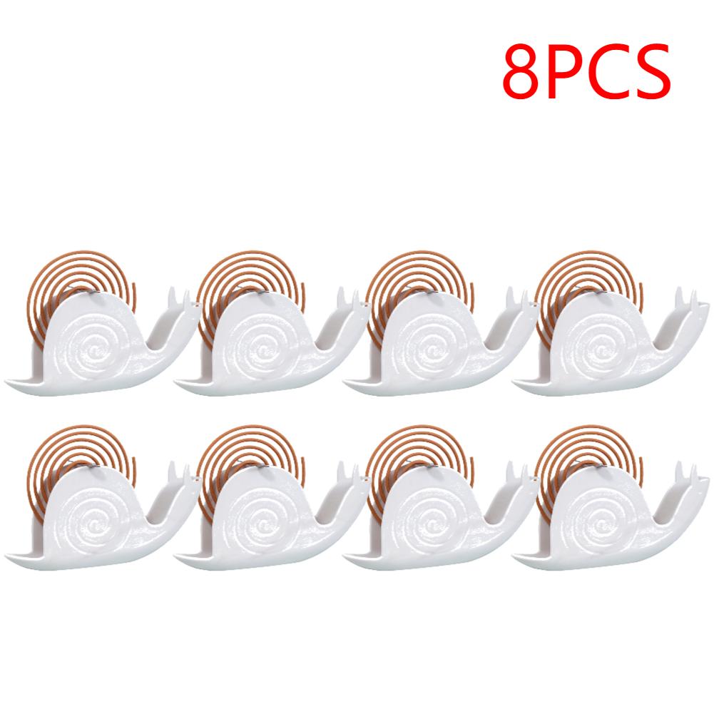 4-20PCS Snail Shape Incense Holder Fireproof Mosquito Coil Burner Household Mosquito Coil Holder for Home Bedroom Decoration