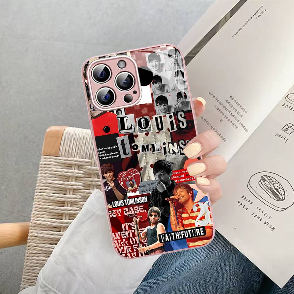 L-Luis M-Miguel Singer For IPhone 14 13 12 Mini 11 Pro XS Max X XR 14 Plus Tempered Glass Cover