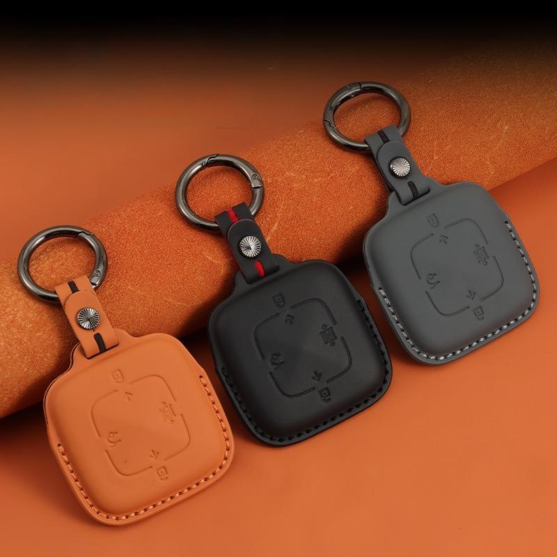 Car Key Cover Case Leatherfor ZEEKR 001 7X X 007 009 007GT 2025 2026 2024 Remote Keychain Key Fob Shell Accessories Protector
