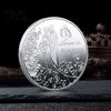 Moneda Souvenir de Pareja Coleccionable Decoración en Relieve Larga Duración Bimetálica Boda Chapada para Regalo