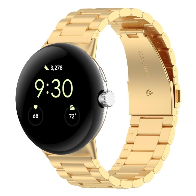 Premium Adjustable Metal Replacement Band Suitable For Watch 4 3 41mm 45mm Three Bead Design Scratch Resistant Accessory