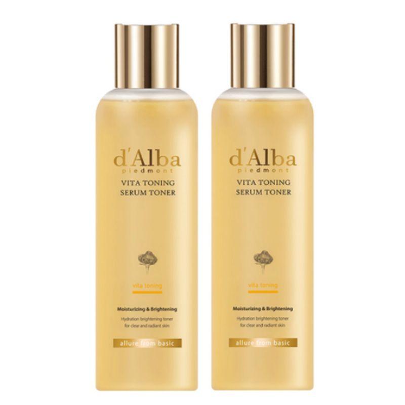d Alba Vita Toning Serum Toner Brightening Vitamin Toner 180ml × 2pcs