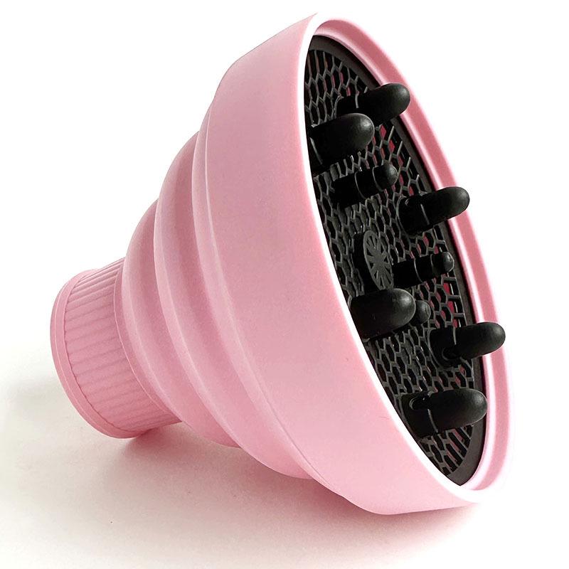 High-Temperature Resistant Silicone Telescopic Wind Cover for Curly Hair - Universal Folding Styler Hair Dryer.
