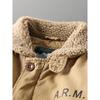 American Retro N1 Deck Serving Men's Winter Lambskin Cotton Coat Jacket Export Men's Cotton-Padded Clothes Parka Jacket Cotton-Padded Jacket