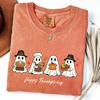 Happy Thanksgiving Ghost Comfort Colors Shirt,Thanksgiving Gift,Cute Turkey Shirt,Autumn Graphic Shirt,Happy Thanksgiving Shirt,Fall Shirt