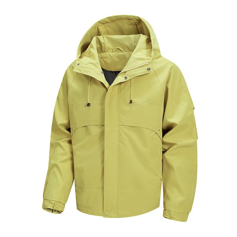 Mens Outdoor Casual Jacket Trendy American Style Multi-Pocket Workwear Windproof Coat