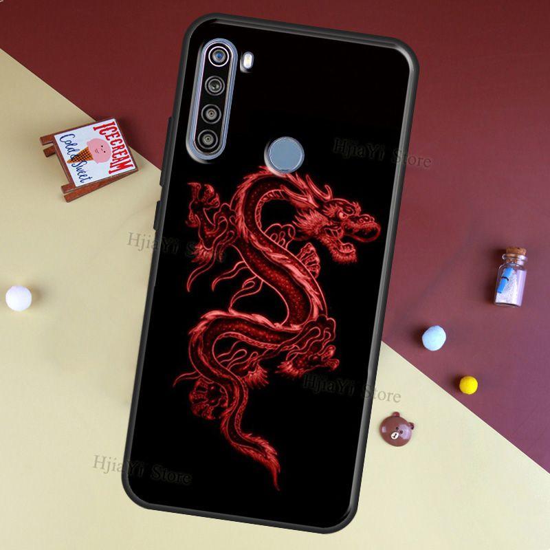 Asian Chinese Dragon Case For Redmi Note 11 Pro Cover For Redmi Note 10 8 9 Pro 9S 10S 9A 9C 9T Redmi 10 Coque