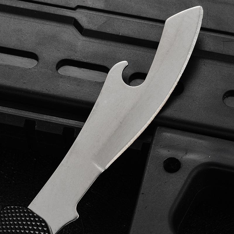 Skládací nádobí Multifunkční 4 v 1 Nůž, vidlička, lžíce Combo Pro outdoorové aktivity Sportovní kempování Piknik Cestovní příbory