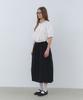 Cluny Tulip Volume Long Skirt - White