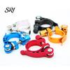 Folding Bike Seatpost Clamp Seat Post Lightweight Quick Release Aluminum Alloy 25.4 Anti-rust 31.8 28.6 34.9 Universal Mountain Road Bicycle Collar