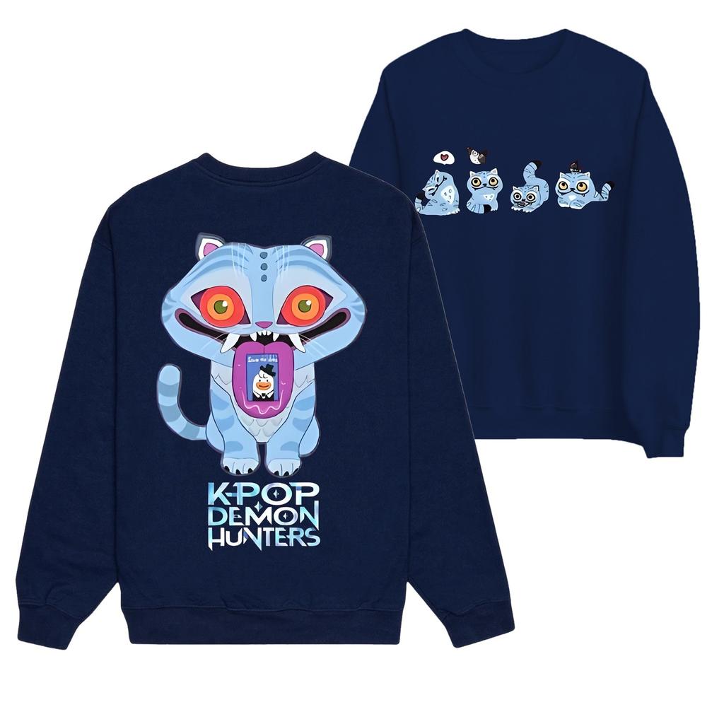Women's Fashion Casual Print Casual Long Sleeve Round Neck Sweatshirt Top