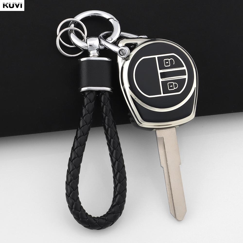Fashion Tpu Car Key Case Cover For Suzuki Sx4 Window Vitara Amagatarai Swift Grand Liana 2 Buttons Protected Shell Keychain Fob