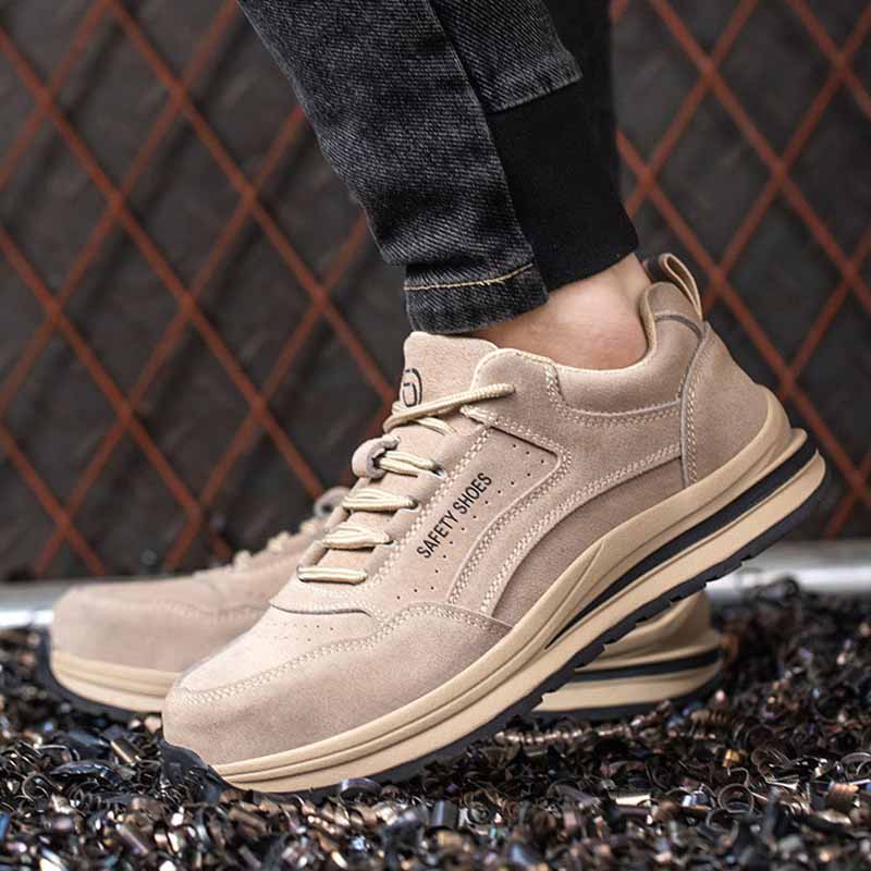 Sécurité Automne Anti-Écrasement Chaussures de Sécurité Chaussures Respirantes Chaussures de Travail Baskets Anti-Perforation Avec Embout en Acier Chaussures Indestructibles