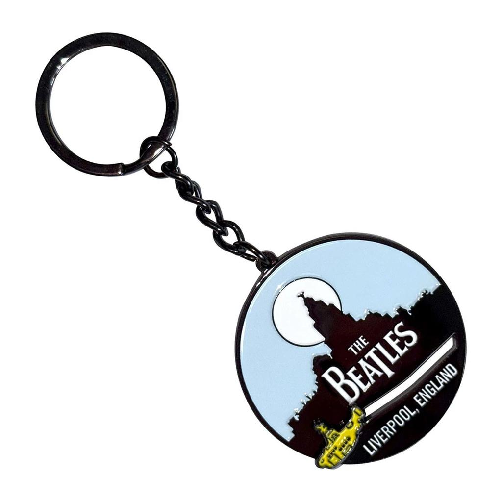 The Beatles Liverpool Skyline & Yellow Submarine Keyring
