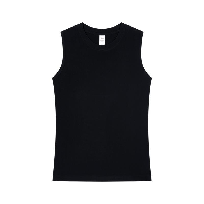 Cotton Tank Top Loose Breathable Simple Leisure Sleeveless T-shirt Sports Fitness Summer
