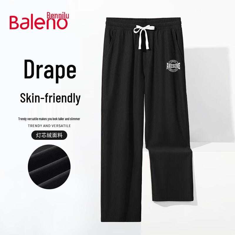 

Baleno Men s Corduroy Wide-Leg Casual Pants 5XL