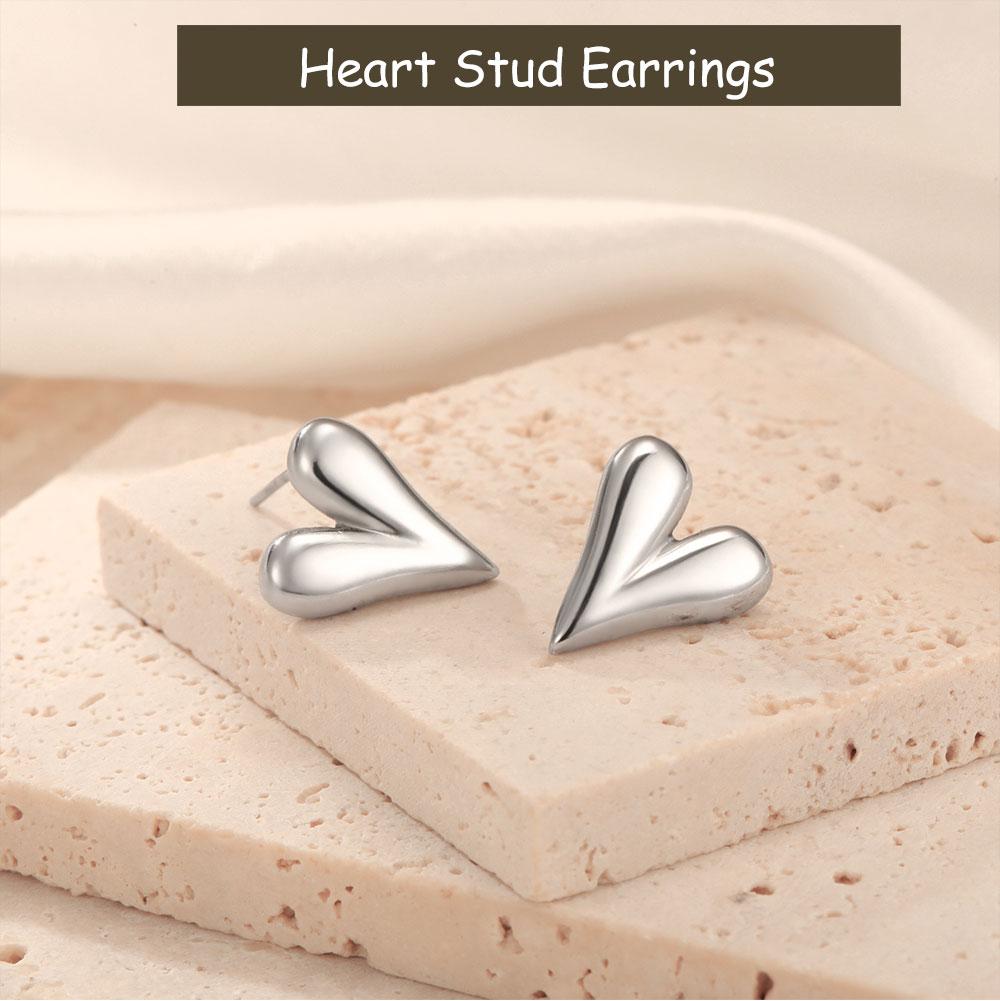 Cazador Stainless Steel Heart Women's Earrings Drop Dangle Earrings Jewelry 2026 Trend Wedding Party Birthday Gift New Wholesale