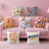 Anime AAperolS SSpritzS  Cushion Cover Car Throw Pillow Case For Sofa Car Christmas Gift